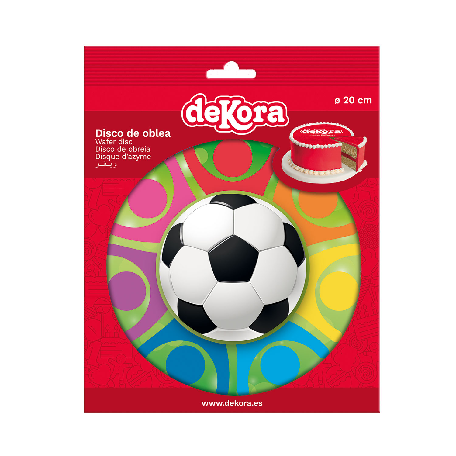 Jedlý papír deKora, Fotbalový míč obal